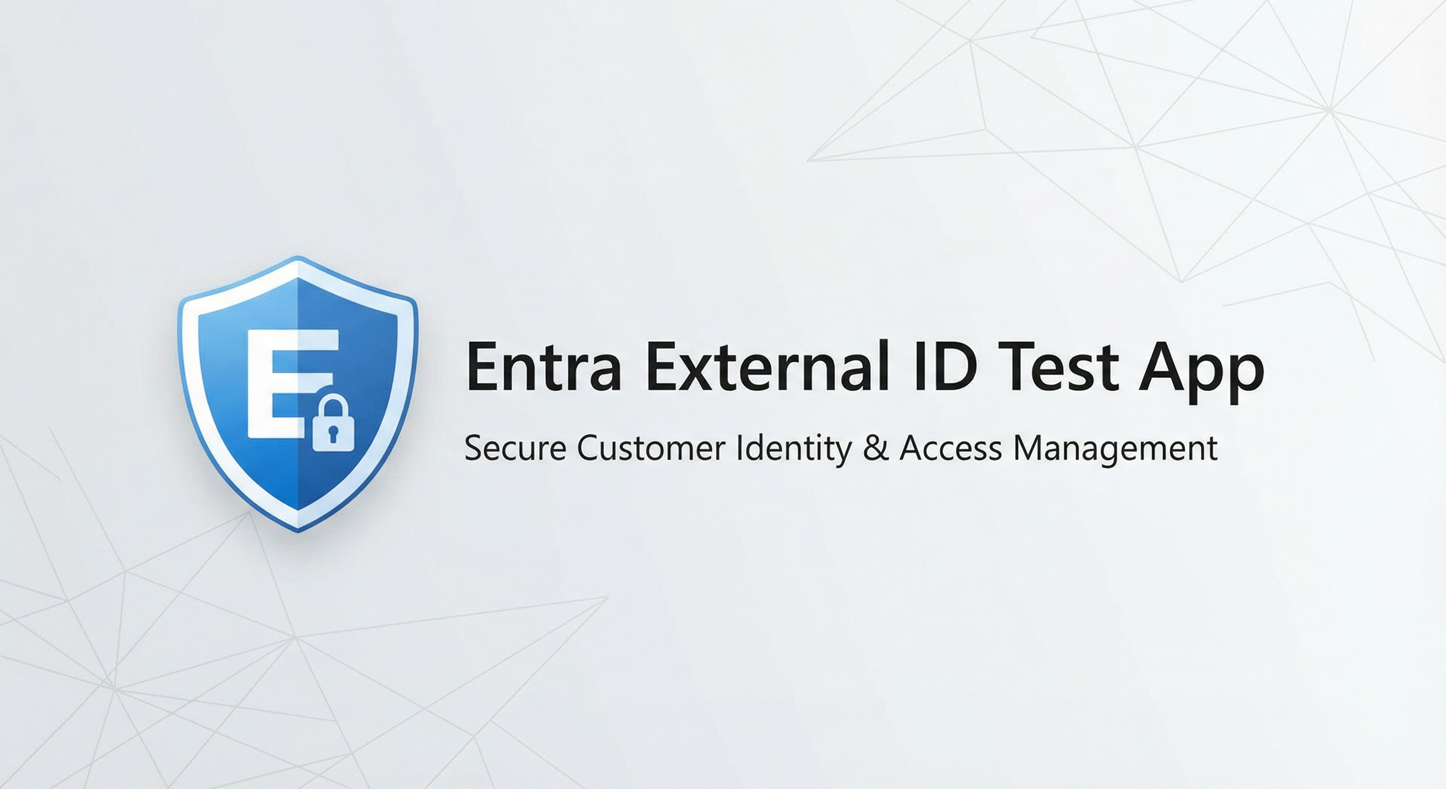 Entra External ID Test App Logo
